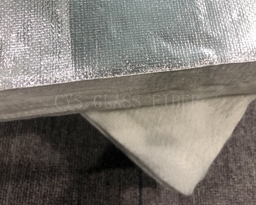 High Silica Glass Fiber Mat Coating with Aluminum Foil